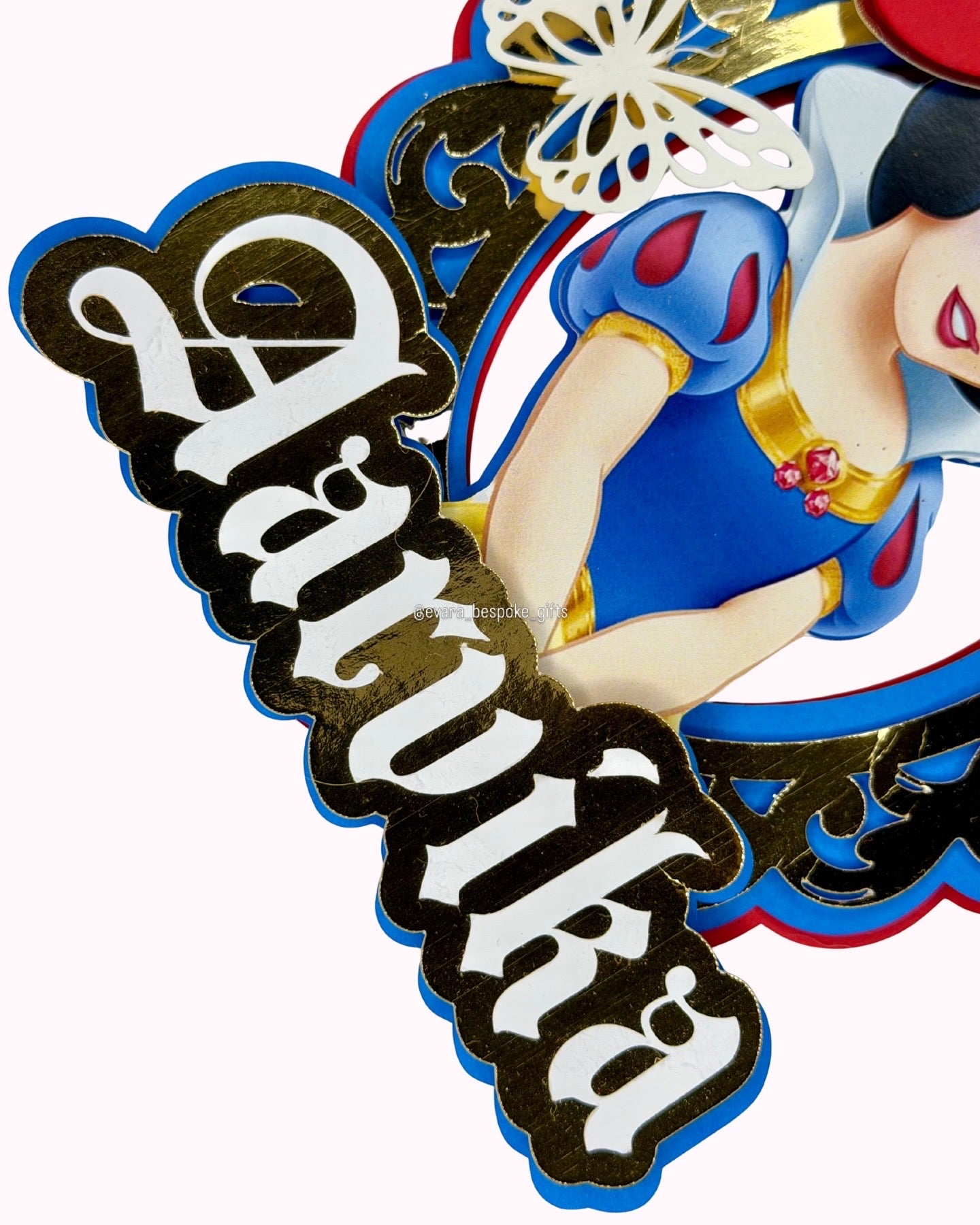 Snow White Curated Name Plaque