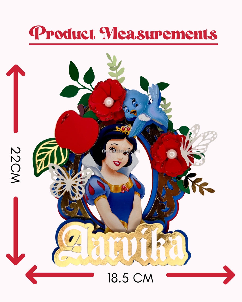Snow White Curated Name Plaque