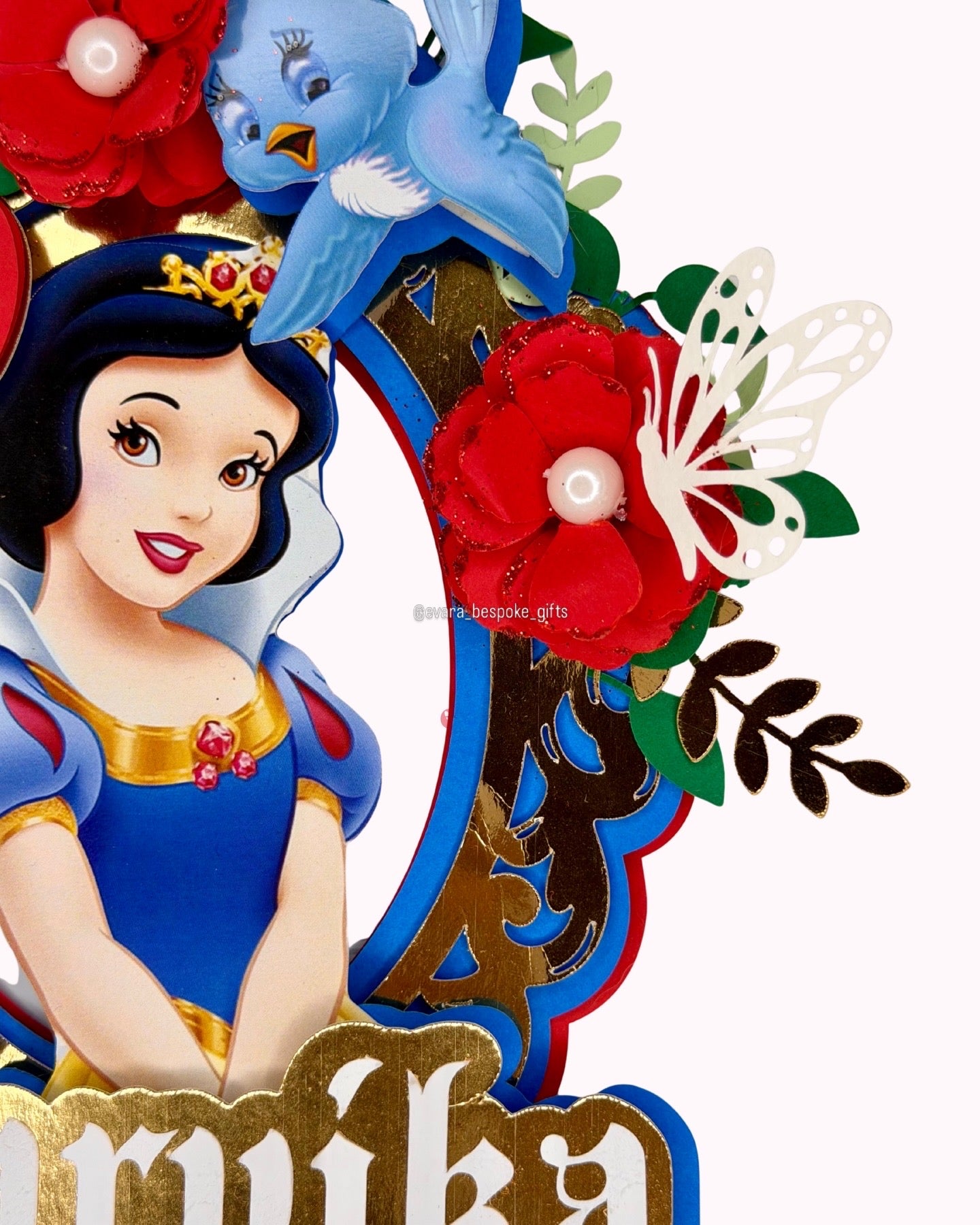 Snow White Curated Name Plaque