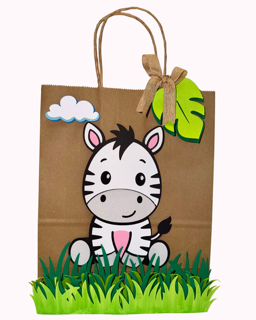 Jungle Themed Favour Bags (Pack Of 10)