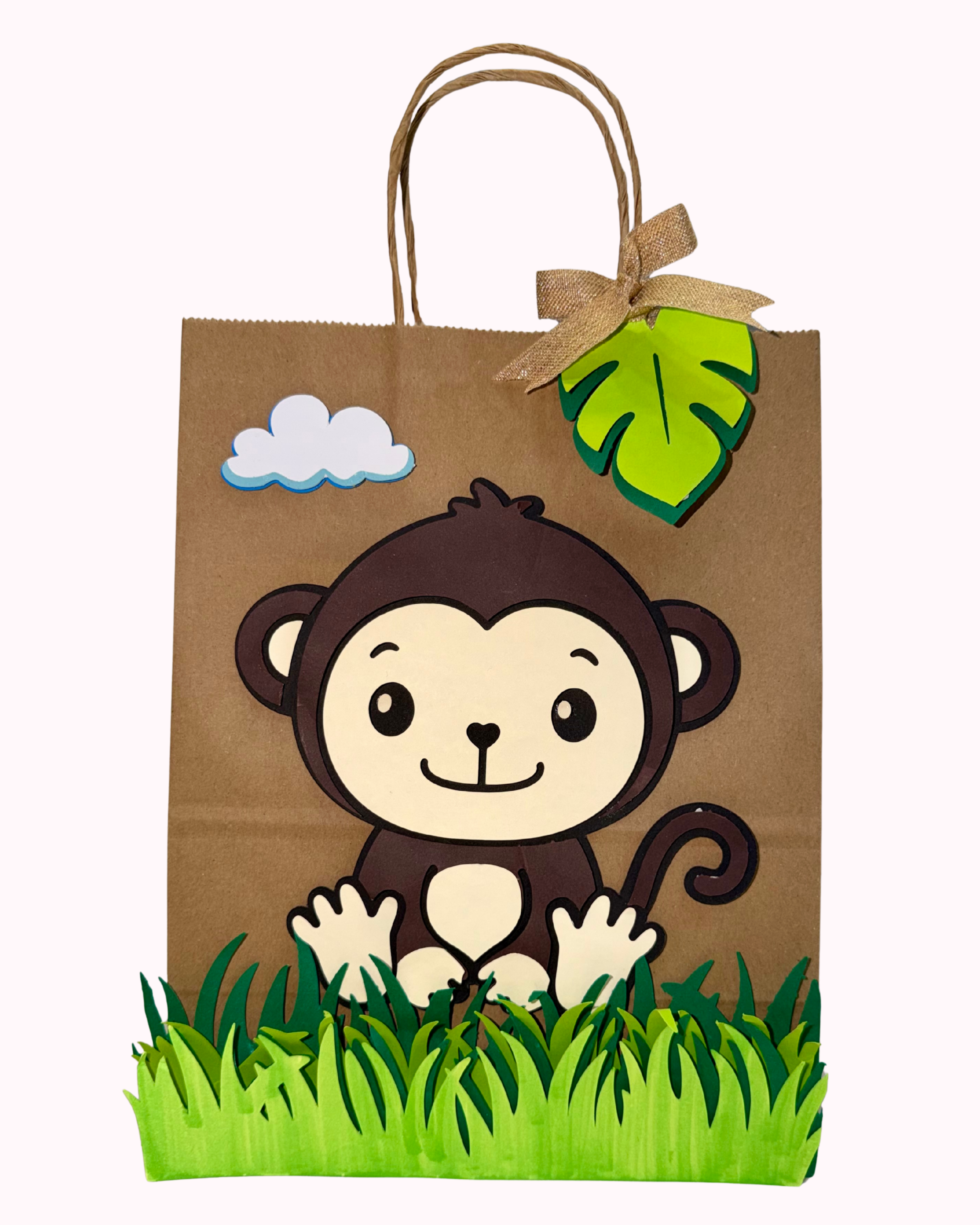 Jungle Themed Favour Bags (Pack Of 10)
